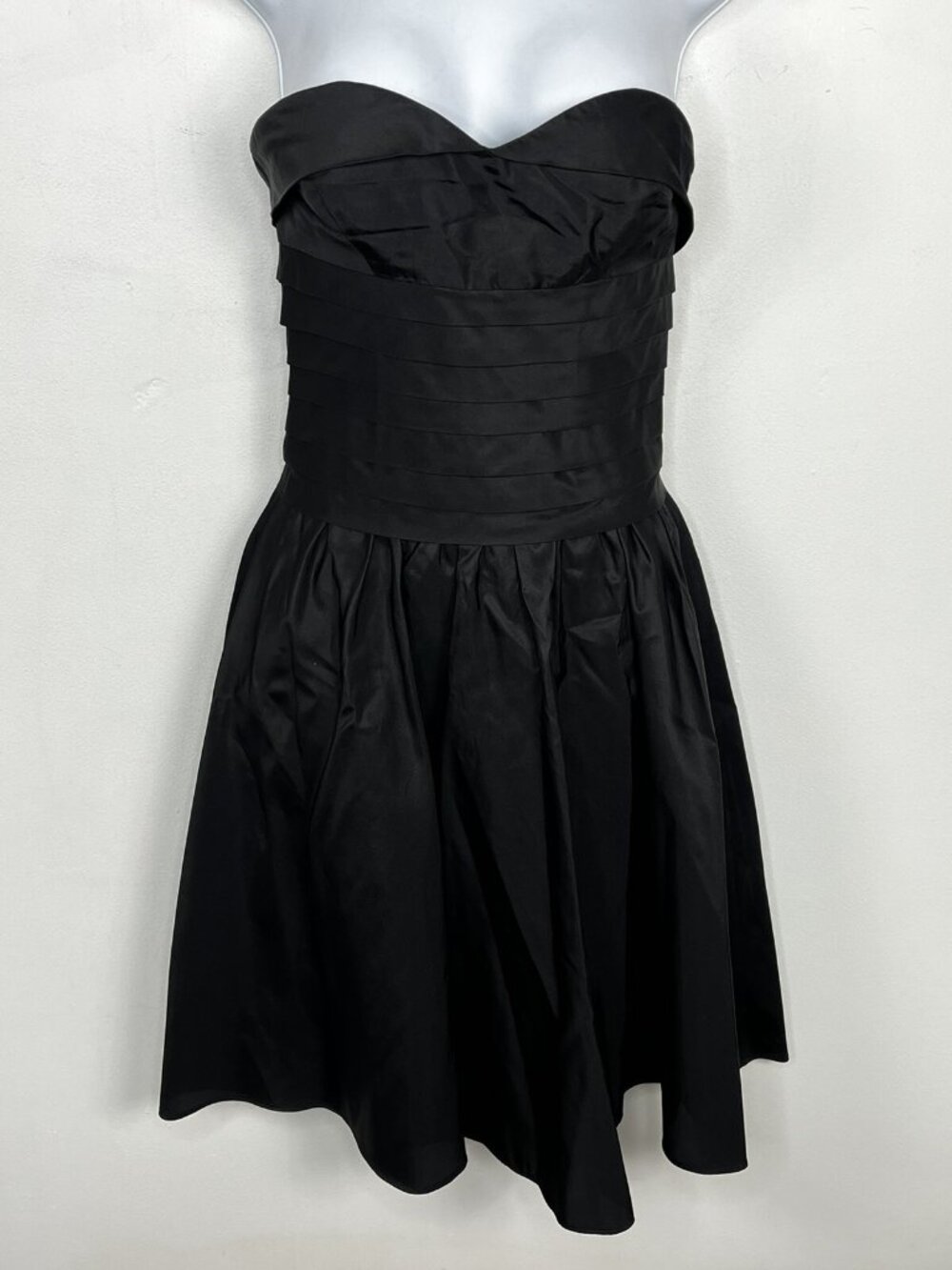 NEW Marc Jacobs Dress sz 2 Black Strapless Pleated Cocktail Noir Night Out VM53